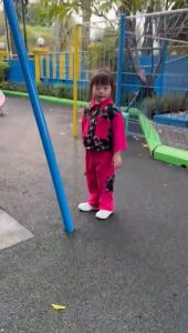 J&C Baju Setelan Anak Perempuan Baju Anak cewek set cargo barbie usia 3-12tahun Fashion