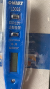 Bút thử điện điện tử C-Mart L0035 là dụng cụ kiểm tra điện năng cầm tay thông minh