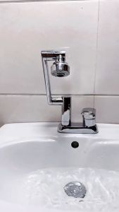 Vòi Rửa Mặt Lavabo 2 Chân Xoay 1080 Độ Đa Chiều Điều Chỉnh 2 Chế Độ
