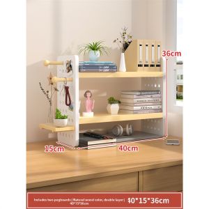 Multi-functional Desktop Storage Shelf Multilayer Pegboard