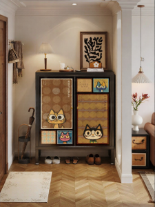 MEISD | Vintage Style Steel Shoe Cabinet
