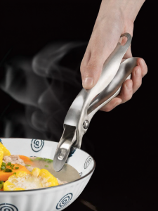 Heat-Resistant 304 Stainless Steel Kitchen Tongs