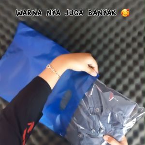 Plastik HD Plong 30x40 TEBAL 05 isi 100 Kantong Packing Baju Olshop / Tas Kresek Hidangan Hajatan Oval