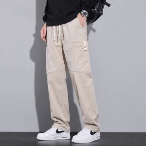 Quần Dài Công Sở Cotton Nguyên Chất Vancl Dành Cho Nam 2025 Quần Dài Thể Thao Thường Ngày Ống Đứng Rộng Rãi Quần Dài Thường Ngày Mùa Thu