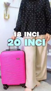 BAOERDEN【COD】 Koper 20 Inch Polo Cabin Size Koper Fiber Koper Import /  Koper POLO Fiber 24 Inch