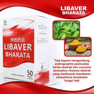 Obat Hepatitis Liver Radang Hati Penyakit Kuning Herbal Libaver Bharata 100% Asli