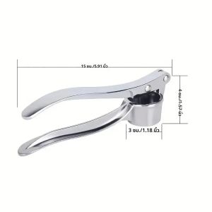 1 PC สแตนเลสสตีลกระเทียมกดขิง Crusher Heavy-Duty Manual Handheld Crusher ทําอาหารทุกวันกระเทียม Crusherขิงขูด