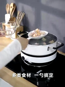 Saringan Sendok Jumbo Plastik Serbaguna Alat Tirisan Dapur Sayur Buah Mie Praktis