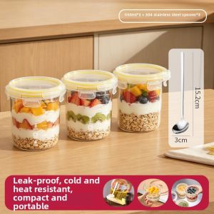 YYIEDERNG | Portable Oat Soaking Cup with Lid