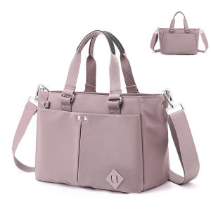 Large Capacity Nylon Crossbody Bag Womens Simple Lightweight Multi-Functional Shoulder Bag Trendy Tote Bag Casual Handbag