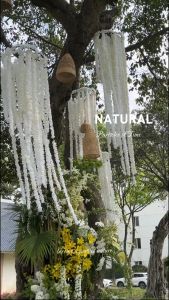 2 Meter 4pcs Bunga Rambat Plastik Bunga Juntai Gantung Hias Rumah Dinding Artificial Flower Plant