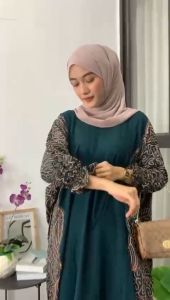 Kaftan Tamara/Baju Wanita JUMPSUIT/Kaftan Kekinian/Motif Papua Biona