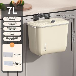 ASCOR | Wall Mounted Large Capacity Trash Can