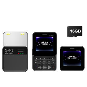 SERVO Rotatable Mini Mobile Phone 2.4 Inch Display Dual SIM Magic Voice FM Radio Speed Dial Unlocked Feature Cellphone Blacklist