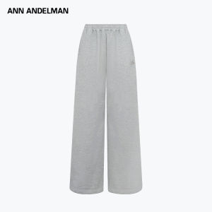 ANN ANDELMAN | Gray Loose Fit Straight Waist Elastic Sweatpants