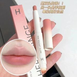 Korean Style Plump Lip~HERORANGE Double-Ended Lip Liner Pen Blush Two-In-One Lipstick Lip Base Affordable Lipstick Pen