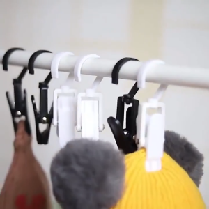 【i.Rumah】Hat Display Short Skirt Storage Clip Rotatable Storage Trouser Press Socks Clip Clothing Cap Clip