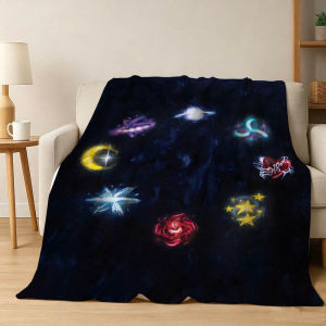 Bandai | S-Saiko Singer S-Sakuras Music Singer Flannel Blanket Soft Throw Blanket Art For Home Decor Bedroom Bed Sofa Picnic Fans Gifts