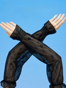 Miiow | Lace Ice Sleeve Womens Loose Breathable UV Protection Sunscreen Arm Covers Driving Outdoor Commuting Spring Summer New Arrival