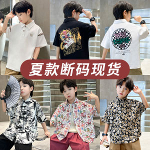 Áo Thun Polo Tay Ngắn Mùa Hè Cho Bé Trai Áo Thun Cotton Thoáng Khí Thoải Mái Cho Bé Trai Từ 5-14 Tuổi Thương Hiệu Qimitu