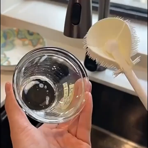 Foldable Brush Head Silicone Cup Brush Household Long Handle Bottle Brush 3-in-1 Cup Lid Kettle Insulation Thermos Cup