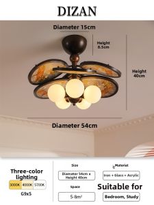 DIZAN | Zen Chinese Style Bedroom Ceiling Light
