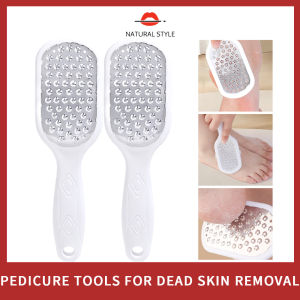 【Natural style】New Foot Rub to Remove Dead Skin and Calluses Foot Scraper to Scrape Feet Microdermabrasion and Heel Pedicure Tool