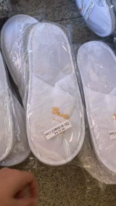 Bride Wedding Decoration Bridesmaid Party Slippers Printed Gold Letters Party Supplies 28cm