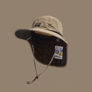 Outdoor Sun Protection Sun Hat Baby Boy and Girl Summer Neck Protection UV Protection Bucket Hat Matching Camping Alpine Cap
