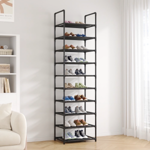 Dazioter Multi-tiered shoe rack multi-functional shoe rack space-saving storage rack easy to assemble. metallic shoerack