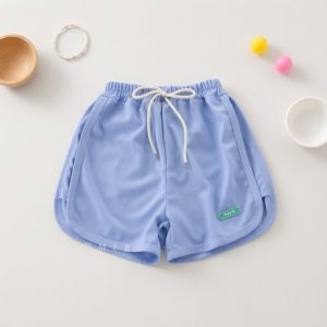 Kids Solid Color Thin Korean Style Shorts