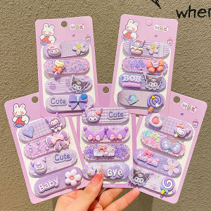 Kurumi Magic Hair Strips Childrens Hair Grooming Accessories No Damage Brushed Hair Female Children Back of Head Hair Decorations