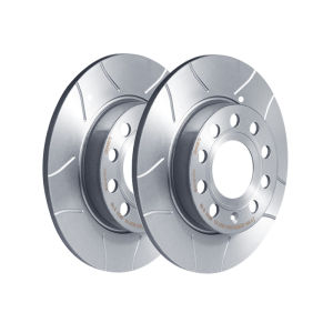 brembo | For Mazda CX-5 Slotted Rear Brake Discs