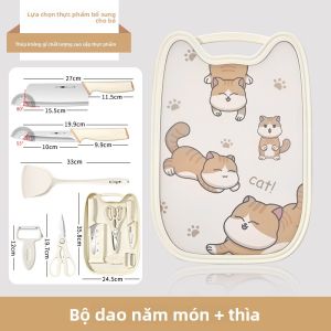 WZGL | Dao Kéo Và Đế Cắt Di Động Dành Cho Nhà Và Sinh Viên Chuẩn Bị Thực Phẩm Cho Bé