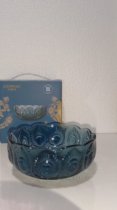 650ml Blue Peacock Design Bowl/Decor/Salad/Serving Bowl