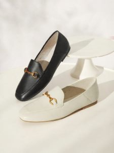 TATA | British Style Casual Slip-On Loafers Flat Sole