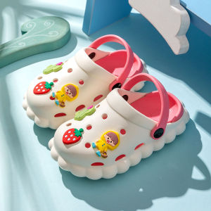 Dép Lỗ Trẻ Em Dép Lê Trẻ Em Trong Nhà Chống Trượt Đế Mềm Đáng Yêu Bé Gái Dép Lê Em Bé Cảm Giác Giẫm Đạp Mùa Hè Cho Nam