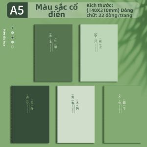 Sổ Ghi Chép Học Sinh Phong Cách Ins Minimalist Rừng