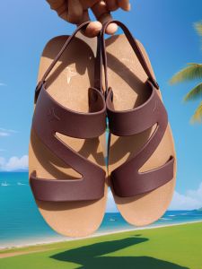 New Mens Sandals Rubber Anti-slip Wear-resistant Odor Control Beach Casual Slip-ons Comfortable Breathable Flat Heel