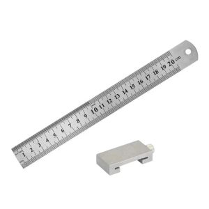 Accurate positioning Woodworking Tools Carpentry Steel Ruler Positioning Limit Block Measuring Marking Gauge