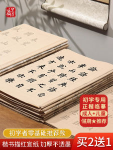 Zifangzhai Calligraphy Practice Book Soft Pen Red Tracing for Primary School Students Adult Beginners Regular Script