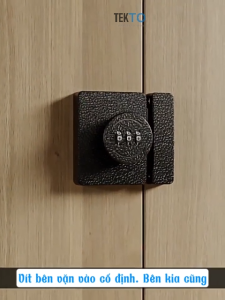 Khóa mật khẩu K08 Khóa số của tủ ngăn kéo bàn Khóa mật khẩu thông minh đổi mật khẩu tùy thích - 850