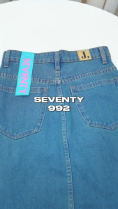 JINISO - Highwaist Rok Slit Jeans Panjang 992 SEVENTY