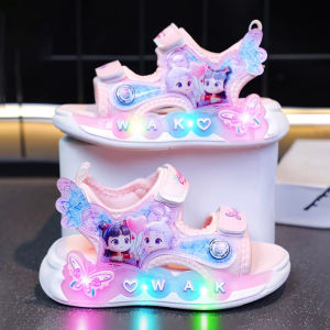 SHIWU | Soft Bottom Princess Light Up Sandals
