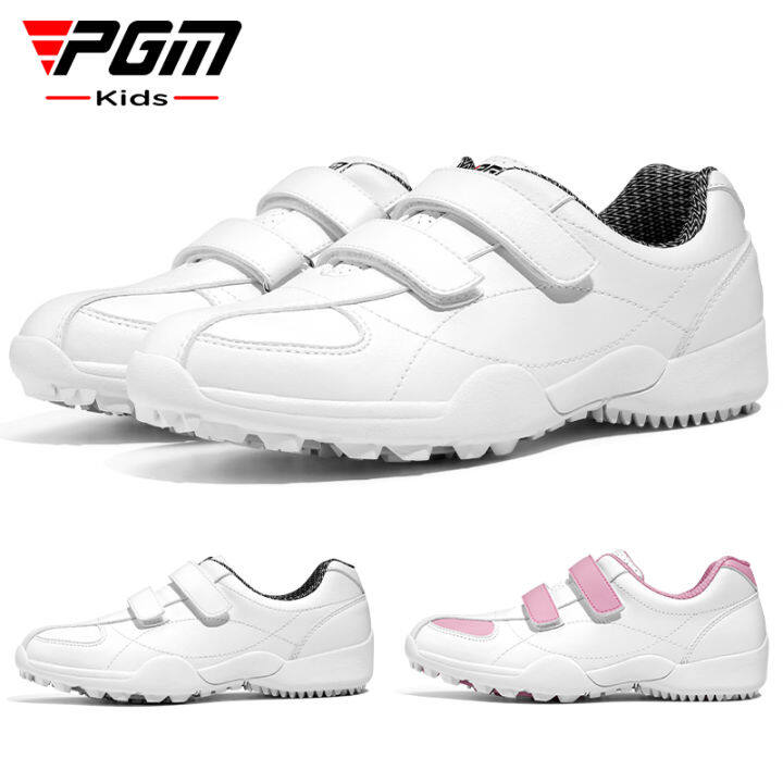 PGM Children's Golf Shoe Non-Slip Sole Girls Velcro Breathable ...