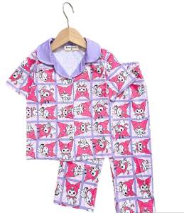11-43kg Cần Thơ- Bộ pizama bé gái tay ngắn quần dài thun lạnh 3D loại 1 mềm mịn mặc siêu êm bền đẹp 119