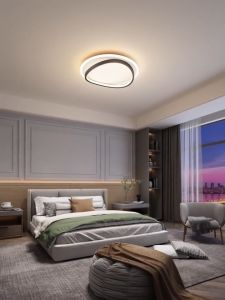 YHLAMP Ceiling Lights Modern Design Black gold acrylic LED Tricolor Ceiling Light For Bedroom Corridor Hallway Indoor Lighting Ceiling Lamp
