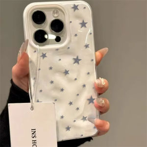 Minimalist Star Candy Color Phone Case For iPhone 17 16 15 14 13 12 11 Pro Max Plus Shockproof Soft TPU Protective Cover Coques