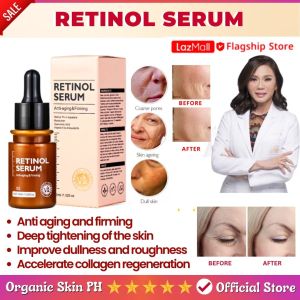 Vibrant Glamour Double Retinol Serum with collagen for melasma anti aging pekas remover face whitening with vitamin C