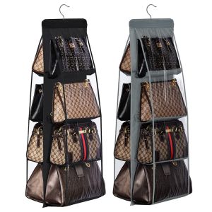 Oxford Cloth Closet Bag Organizer Handbag Hanging Organizer Hanging Purse Organizer for Closet Organizers Bag Storage Hanger